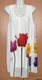 Tulpen jurk maat 42/44 [DM], Kleding | Dames, Maat 42/44 (L), Ophalen of Verzenden, Wit, Zo goed als nieuw