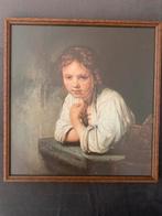 Rembrandt van Rijn meisje in het venster schilderij, Ophalen of Verzenden