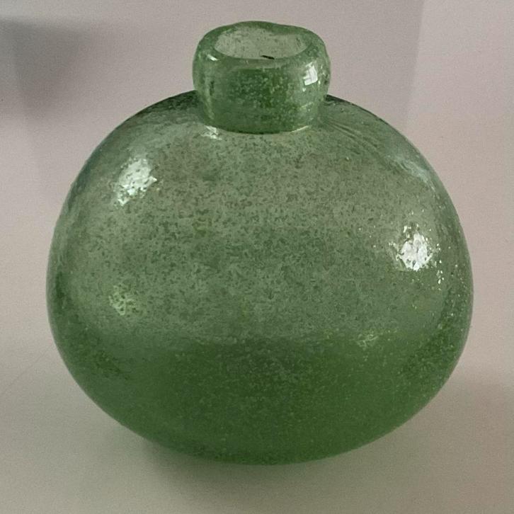 A.D.Copier: 'Heralver' vaas izgs 16x14x12 cm. Leerdam 1935, Antiek en Kunst, Antiek | Glas en Kristal, Ophalen of Verzenden