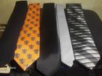 Vijf Gelegheidsstropdassen-1Wol-1 Zijde en 3 van Polyester., Ophalen of Verzenden, Zo goed als nieuw, Overige kleuren