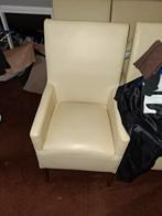 Leren stoelen., Ophalen, Zo goed als nieuw, 75 tot 100 cm