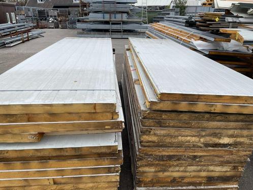 Sandwichpanelen 3970x1170 mm | 80mm dik, Doe-het-zelf en Verbouw, Platen en Panelen, Gebruikt, Overige materialen, 50 tot 100 mm