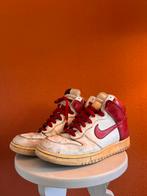 Vintage rood-witte leren Nike’s old school model, Overige kleuren, Nike, Ophalen of Verzenden, Sneakers of Gympen
