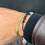 14k gouden armband massief cuban schakel 12,5 gram, Ophalen of Verzenden, Zo goed als nieuw, Goud, Zilver