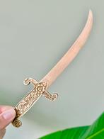 Vintage messing brievenopener bloemen, Antiek en Kunst, Curiosa en Brocante, Ophalen of Verzenden