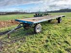Ploeg platte wagen 2x hefmast trommelschudder, Zakelijke goederen, Ophalen, Fruitteelt, Grondbewerking