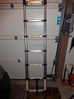 Telescopische ladder 2,5 meter, Doe-het-zelf en Verbouw, Ladders en Trappen, Ophalen of Verzenden, Zo goed als nieuw, 2 tot 4 meter