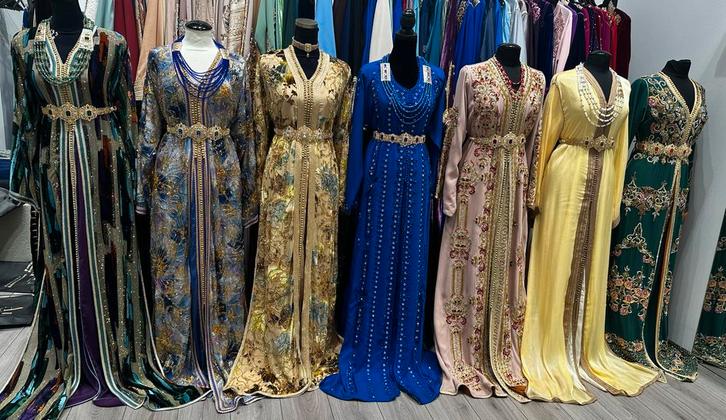 Prachtige Marokkaanse jurken, Kleding | Dames, Gelegenheidskleding, Zo goed als nieuw, Overige typen, Maat 36 (S), Overige kleuren