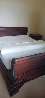 Koloniale Slaapkamer Set: Bed, Nachtkastjes, Ladekast, Kast, Ophalen of Verzenden, Gebruikt, Tweepersoons, Koloniaal