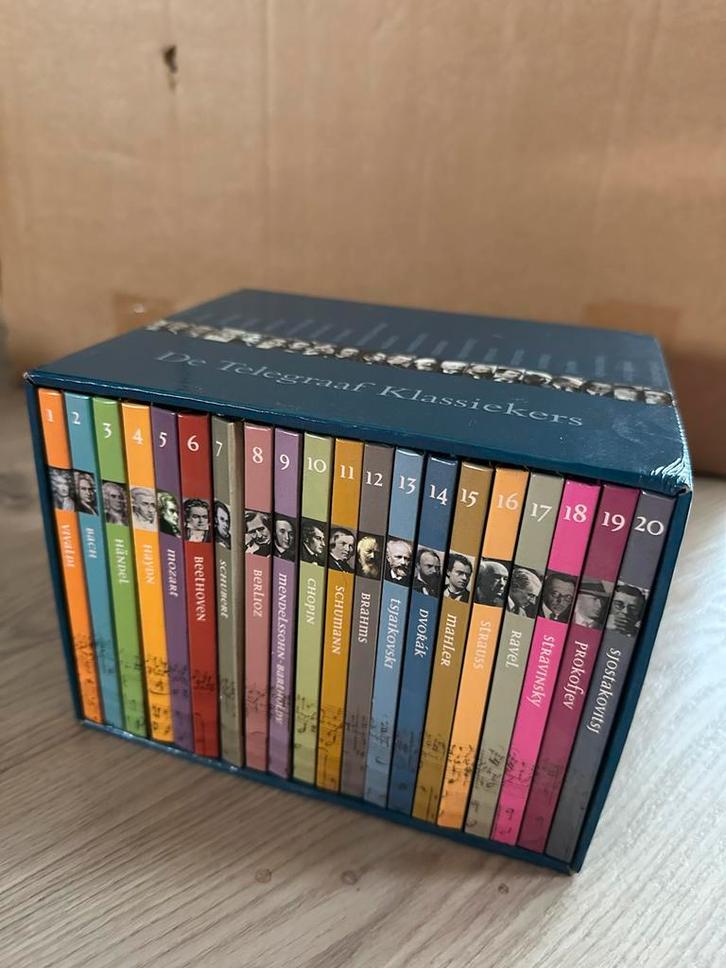 20 stuks klassiekers CD box van de groten der aarden, Cd's en Dvd's, Cd's | Pop, Nieuw in verpakking, Voor 1960, Ophalen of Verzenden