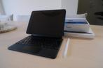 iPad Air (2022) + Apple Pencil + Apple Keyboard, Computers en Software, Apple iPads, Ophalen, Blauw, Apple iPad Air, 11 inch