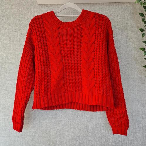 Rode gebreide trui van de New Yorker, Kleding | Dames, Truien en Vesten, Gedragen, Rood, Verzenden