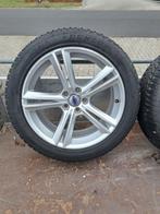 Volvo Velgen met Dunlop Winterbanden - 245/45/18 inch, Auto-onderdelen, Banden en Velgen, Ophalen, 18 inch, Banden en Velgen, Winterbanden