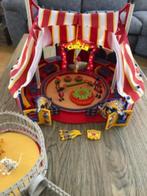 circus met trampoline en gratis leeuwen kooi, Ophalen, Zo goed als nieuw, Complete set