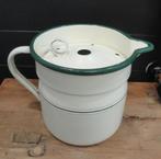 OUDE BROCANTE EMAILLE MELKKAN, Antiek en Kunst, Antiek | Emaille, Ophalen of Verzenden