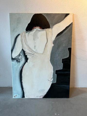 Schilderij - Gesigneerd FK - 2002 beschikbaar voor biedingen