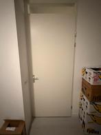 Witte binnendeur, Ophalen, 80 tot 100 cm, 215 cm of meer, Binnendeur