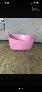Roze teil voor speelgoed of badplezier, Ophalen of Verzenden, Zo goed als nieuw