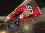 Paw Patrol Transporter & Politiewagen Chase & Brandweer, Kinderen en Baby's, Speelgoed | Speelgoedvoertuigen, Ophalen, Gebruikt