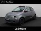 Fiat 500e C La Prima 42 kWh | Leder | Navi | ECC | PDC | LMV, Auto's, Gebruikt, 4 stoelen, Zilver of Grijs, Te koop