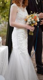 Mascara Zeemeermin bruidsjurk, Kleding | Dames, Ophalen of Verzenden, Zo goed als nieuw, Wit, Trouwjurk