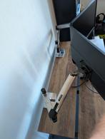 2x Ergotron LX bureaubevestiging + Phillips 24 inch monitors, Computers en Software, Monitoren, 3 tot 5 ms, Full HD, Zo goed als nieuw
