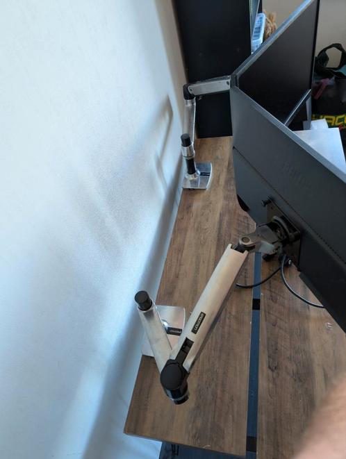 2x Ergotron LX bureaubevestiging + Phillips 24 inch monitors, Computers en Software, Monitoren, Zo goed als nieuw, 61 t/m 100 Hz