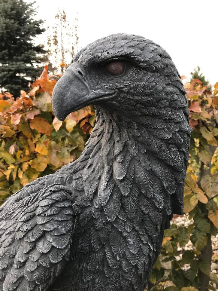 Adelaar 100kg 106cm Zeearend Roofvogel Eagle Harley Steenare, Tuin en Terras, Tuinbeelden, Nieuw, Dierenbeeld, Beton, Ophalen of Verzenden