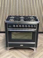 Luxe Boretti Majestic Gas 90cm + Multifunctionele Oven, Grill, Zo goed als nieuw, Gas, Vrijstaand