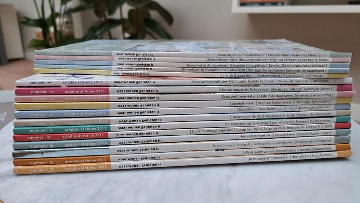 Ariadne at Home, jaargang  2011 + 5 Brocante Specials, Boeken, Tijdschriften en Kranten, Gelezen, Overige typen, Ophalen of Verzenden