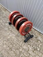 Crossmaxx bumperplates 25kg      3,- per kg, Halterschijven, Benen, Gebruikt, -