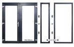 Dubbele deur Antraciet b200 x h215 RAL7016, Nieuw, Kunststof, Ophalen of Verzenden, 120 cm of meer