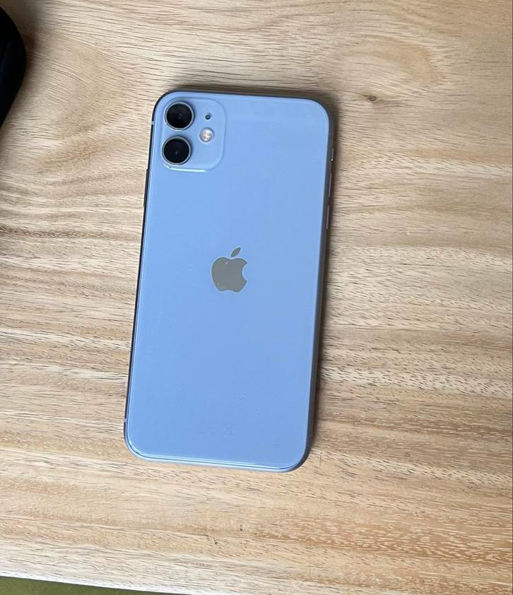 Iphone 11 paars 64GB, Telecommunicatie, Mobiele telefoons | Apple iPhone, Zo goed als nieuw, 64 GB, Zonder abonnement, Zonder simlock