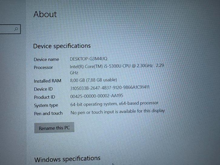 Dell Latitude E5550 - i5 vPro - 15 inch, Computers en Software, Windows Laptops, Gebruikt, 15 inch, SSD, 2 tot 3 Ghz, 8 GB, Qwerty
