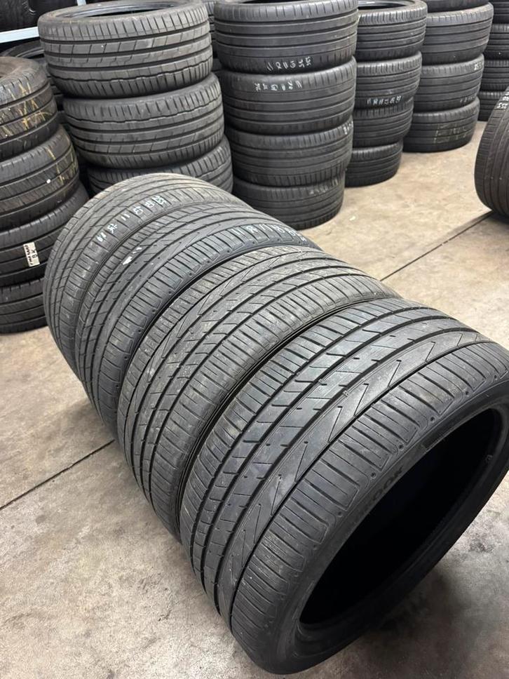 4x 255-40-20 Hankook zomer ca6-7mm €400 all incl, Auto-onderdelen, Banden en Velgen, Band(en), Zomerbanden, 20 inch, 255 mm, Ophalen