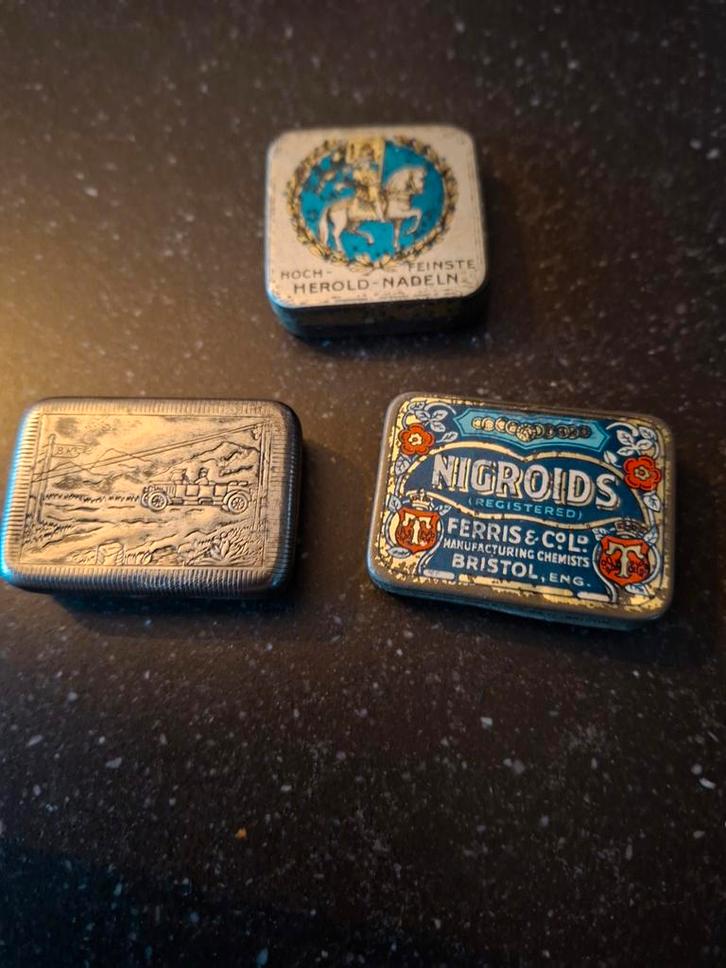 Vintage Blikken Doosjes Collectie, Verzamelen, Blikken, Ophalen
