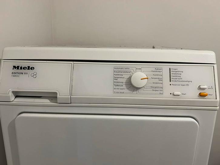 Miele Droger - Goede Staat, Witgoed en Apparatuur, Wasdrogers, Gebruikt, Condens, Voorlader, 6 tot 8 kg, 85 tot 90 cm, Anti-kreukfase