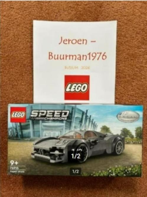 Lego 76915 Speed Champions Pagani Utopia (NIEUW & MISB), Kinderen en Baby's, Speelgoed | Duplo en Lego, Nieuw, Lego, Complete set