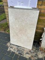 Zandkleurige keramische vloertegel, Doe-het-zelf en Verbouw, Tegels, Ophalen, Zo goed als nieuw, Vloertegels, 60 cm of meer