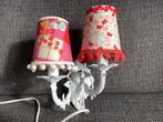 Superlief brocante wandlamp met 2 lichtpunten, Huis en Inrichting, Ophalen, Gebruikt, Brocante