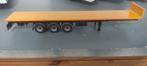 Platte open trailer deels wsi, Hobby en Vrije tijd, Modelauto's | 1:50, Ophalen of Verzenden, Zo goed als nieuw, Bus of Vrachtwagen