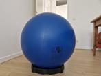 Zitbal met balschaal, Huis en Inrichting, Bureaustoelen, Ophalen, Gebruikt, Blauw, Bureaustoel