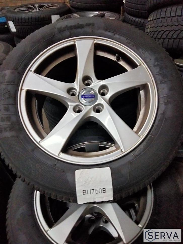 Volvo “Hera” wielenset met winterbanden Vredestein/Kleber, Auto-onderdelen, Banden en Velgen, Banden en Velgen, Personenwagen