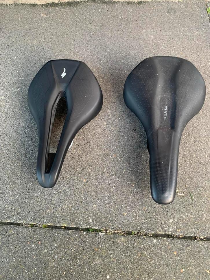 Specialized Zadels: Power 143 & Mimic 155, Fietsen en Brommers, Fietsonderdelen, Gebruikt, Algemeen, Zadel, Ophalen of Verzenden