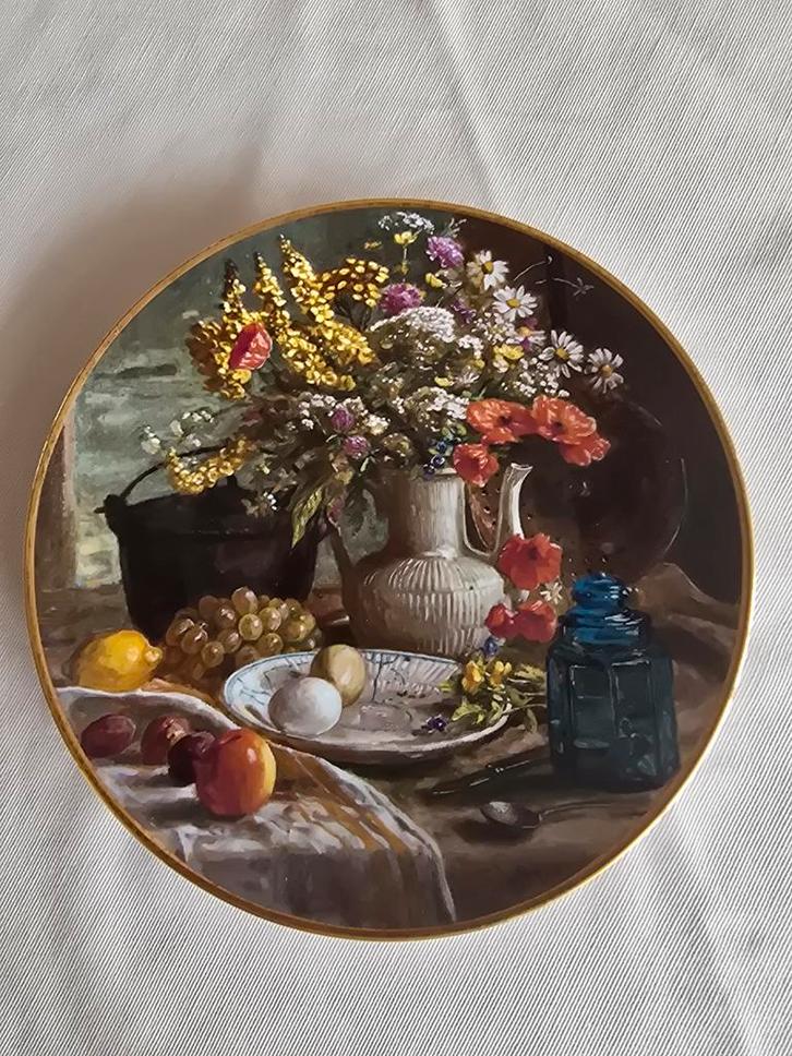 Ochtend Stilleven Bord - Royal Mosa 1988, Antiek en Kunst, Antiek | Wandborden en Tegels, Verzenden