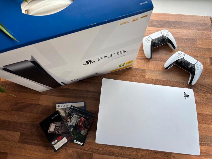 PS5 Disc Edition + SSD 1TB + FIFA 26/Hogwarts Legacy, Spelcomputers en Games, Spelcomputers | Sony PlayStation 5, Zo goed als nieuw