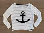 Question M witte Polo Land los knitted trui wijde hals anker, Maat 38/40 (M), Wit, Ophalen of Verzenden, Zo goed als nieuw