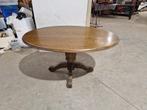Mooie zware houten eettafel ovaal 150x110 cm hoogte 78cm, Antiek en Kunst, Ophalen