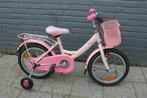 kinderfietsje 16 inch  met zijwieltjes, Fietsen en Brommers, Ophalen of Verzenden, Gebruikt, 16 tot 20 inch, Zijwieltjes