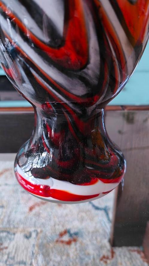 Carlo Moretti Florence oranje grote opaline vaas, Antiek en Kunst, Kunst | Designobjecten, Ophalen